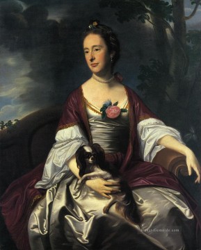  Frau Kunst - Frau Jerathmael Bowers kolonialen Neuengland Porträtmalerei John Singleton Copley
